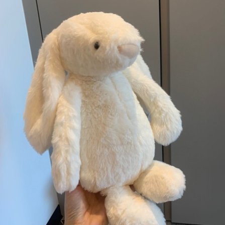 Original Jellycat Bonnie Kanin Plyschdocka 31cm, Vit Kanin Mjuk Leksak, Baby Komfortgåva, Klassisk Gosedjur Kanin