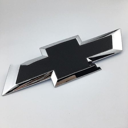 Egnet til Chevrolet Pickup Truck Silverado for- og baglogo-modifikation, Sorod Grille-logo, bagagerumslabel (forlogo)