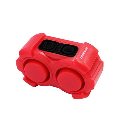 Sykkelhorn Lys Lys Alarm RØDT 2 HORN 2 HORN