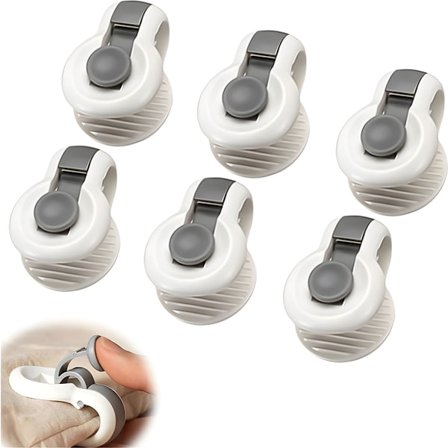 Sterke Dynetrekk Klyper - 6 Stykker - Dynetrekk Klyper - Dynetrekk Klyper - Dynetrekk Klemmer - Dynetrekk Klype - Forhindrer at Dynen Forskyver Seg - 