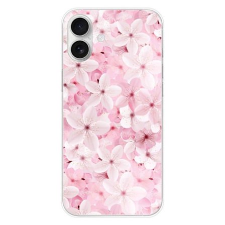 Silikonskal - Kompatibel med Apple iPhone 16 Plus - design sakura