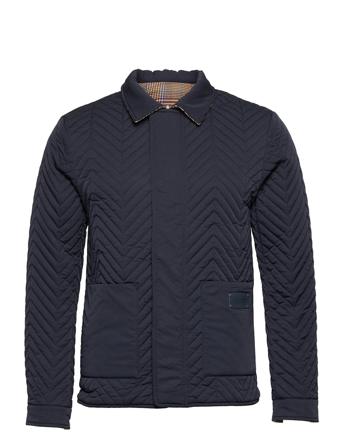 Reversible Short Quilted Jacket Blue Scotch & Soda