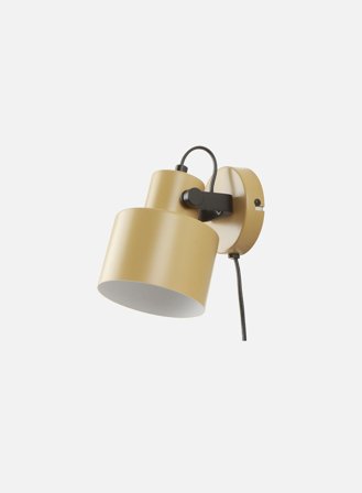 Miami vegglampe - oker