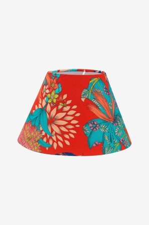 PR Home - Lampskärm Empire Mönstrad 27 cm - Röd - Lampskärmar - Från Homeroom