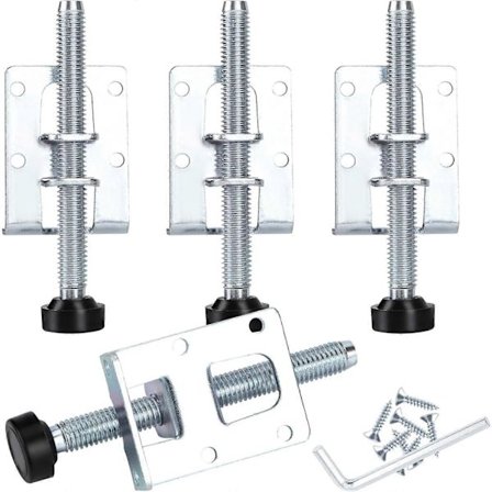 Justerbare kraftige nivelleringsføtter, 50 mm, med muttere, for møbler, bord, sofa, skap, arbeidsbenk