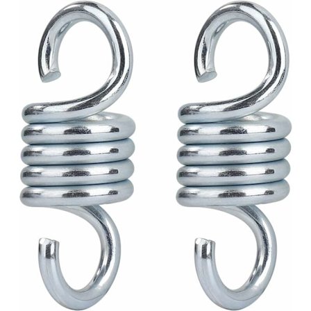 Fjærkrok Galvanisert Stål Hengekøye Maks Last 500kg for Hage Veranda Sving Hengekøye 2 Stykker