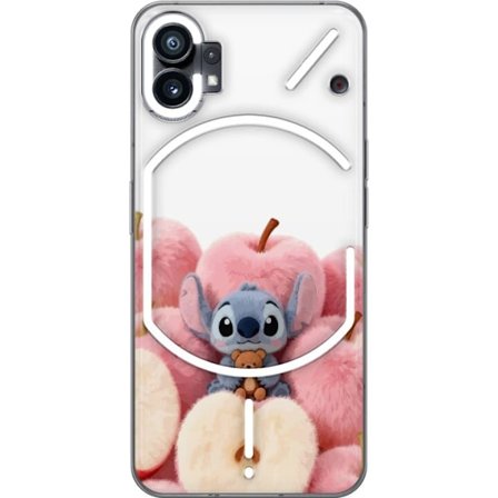 Kompatibelt Mobildeksel til Nothing Nothing Phone (1) Fargerikt kollasj med futuristiske jente grupp karakterer, hjerter og glitter i moderne pop og k