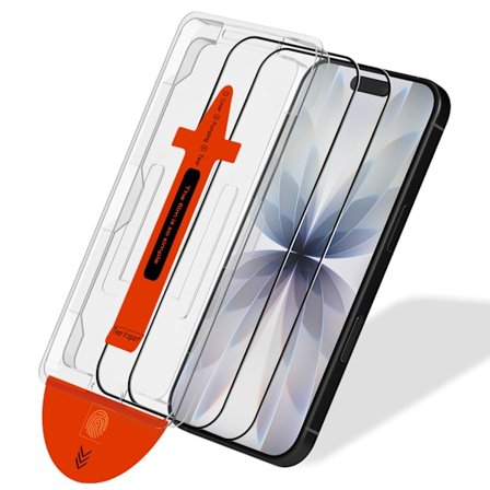 2-pakning iPhone 17/Pro Max/Pro/Air Skjermbeskytter - Herdet Glass | [Automatisk Installasjon] - Boblefri iPhone 17