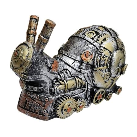 Mekanisk Punk Dyr Statue Industrielt Design Steampunk Snegle Resin Håndverk Dekor C