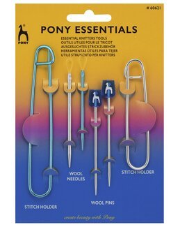 Stick- och ullnålar i set