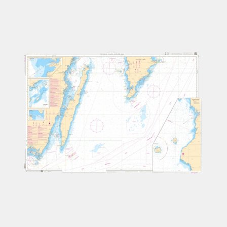 Carta costeira Sjöfartsverket 71 Utlängan - Öland - Gotland Sul (Edição 2025)