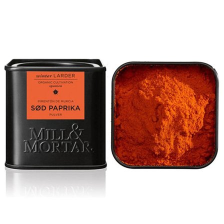 Mill & Mortar Paprika Sød Murcia Ø 50 g, Helse & Madvarer, Krydderier, Paprika
