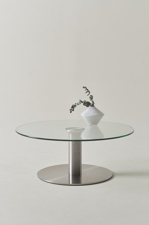 Jotex - Sofabord Diameter 90 Cm Klart glass - DORNO - Kjøp Sofabord hos Jotex