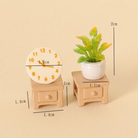 Dockhus Miniatyr Soffa Te Bord 6 6