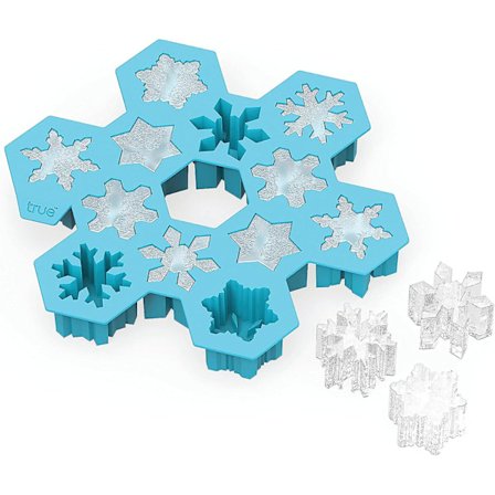 Snesikkel Silikon Isbakke, Nyhed Isform, Stor Isform, Laver 12 Isbiter, Snesikkel Isbakke, Blå, 1 Sæt