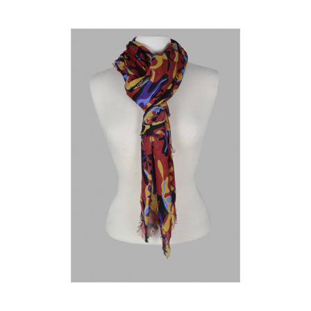 Alexander McQueen, Scarves Rood, Heren, Maat:ONE Size,Viscose,Camouflage