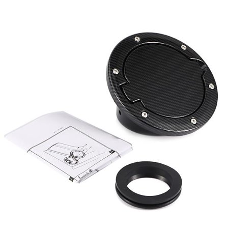 Olie Brændstoftank Påfyldningsdæksel Kulfiber Stil Modifikationsdele Passer til Jeep Wrangler JK 2/4 Døre 2007-2017