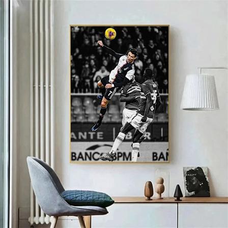 Jalkapallo Superstar Cr7 Taidejuliste Seinä Taide Dekoraatio Maalaus Kehyksetön Huone Koti Sisustus Jalkapalloseura Fanit Kokoelma Lahjat 5 20X30cm 