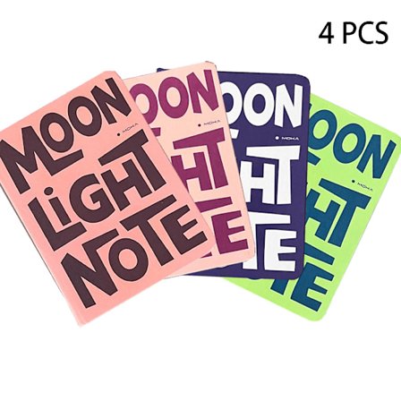 Retro Muistikirja Taskukirja Opiskelija Mini Kannettava Muistilehtiö 4 KPL