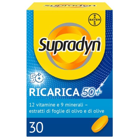 Supradyn Ricarica 50+ Integratore Vitamine e Minerali con