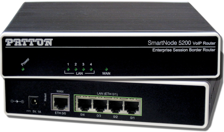 INALP PATTON Patton SmartNode 5200, ESBR, 4 SIP Sessions (SIP back-to-back calls)