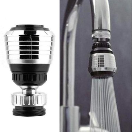 360° Svingbart Kranfilter - Vannbesparende for Bad og Kjøkken