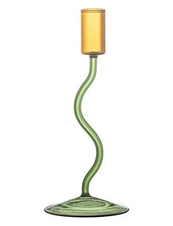 Ada Candle Holder Home Decoration Candlesticks & Lanterns Candlesticks Green Bloomingville