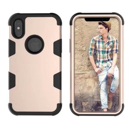 iPhone X/XS - Veske LEMAN Svart/Guld
