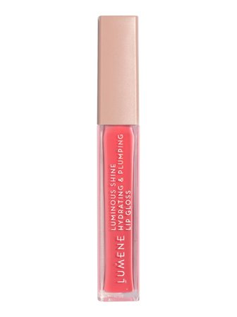 Lumene Luminous Shine Hydrating & Plumping Lip Gloss No. 4 - Peach Pink 5.0ml