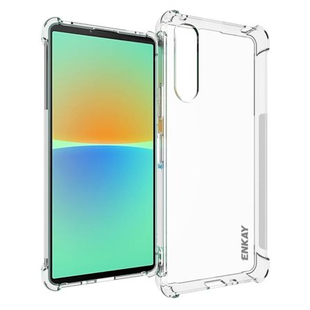 ENKAY genomskinligt droppsäkert fodral för Sony Xperia 10 V