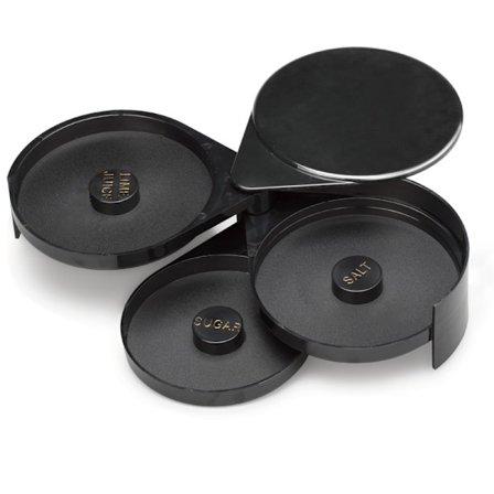 Bar Glas Rimmers Salters för Margarita och Cocktail, Bartender Tool, Salt Box Kryddbehållare