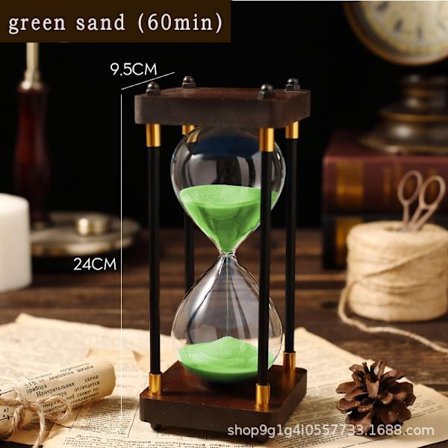 Timeglass, Dekorativt Timeglass i Tre, Timer