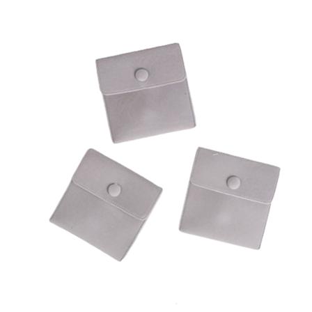 Smyckesväskor Jewlry-påsar 10-pack Grå 7x7x0.5 Cm