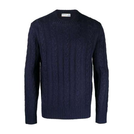 Ballantyne, Ballantyne Sweaters Blue Blauw, Heren, Maat:L,wol