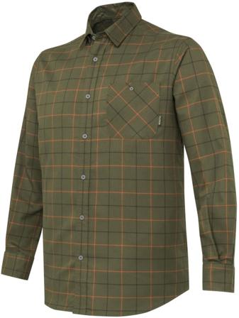Beretta - Jargo Stretch Shirt paita - Green Pumpkin Check - Miesten