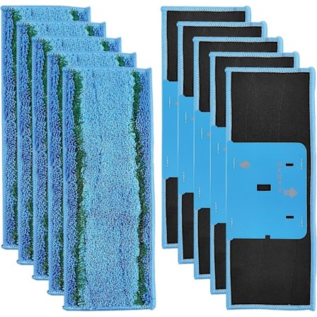 10 Pakk Mikrofiber Rengjøringskluter for Irobot Braava Jet M6 (M6134), Rengjøringsprodukter & Tilbehør