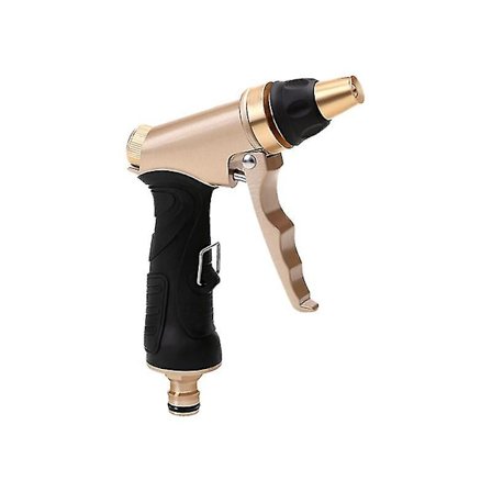 Hageslange spray pistol, hageslange dyser og spray pistoler med full messing dyse, sklisikkert grep, høytrykks spray dyse for planter vanning, 