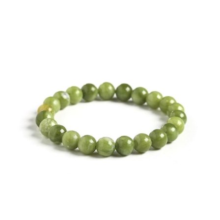 Jade Beads Armband Beaded Strand Armband 12MM