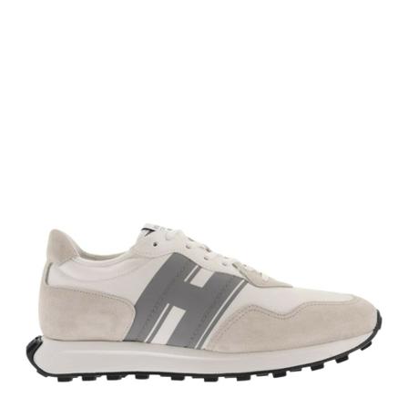 Hogan, Sneakers Beige, Heren, Maat:43 EU,suede