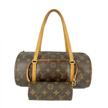 Louis Vuitton Vintage Pre-owned Canvas hndtasker Brun, Dame Vintage Tasker, Størrelse: ONE Size