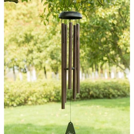 Udendørs vindklokker, 80 cm mindesmærke vindklokker stor dyb tone, 5