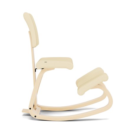 Varier Furniture Variable Plus - White Polyester - Natural base