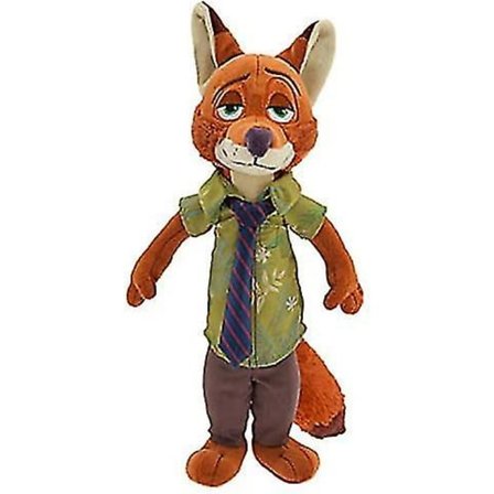 Nick Wilde gosedjur plyschleksaker presenter till vänner familj barn 15'' höjd (nick Fox) - Snngv