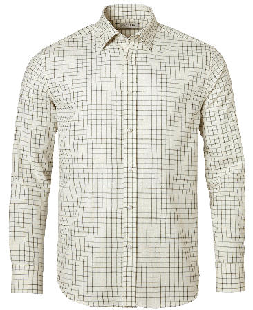 Chevalier Luton Shooting Fit Shirt Men Hunter Green Tattersall