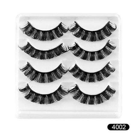 4 par falske øjenvipper Russiske Strip Lashes 4002 4002_ma