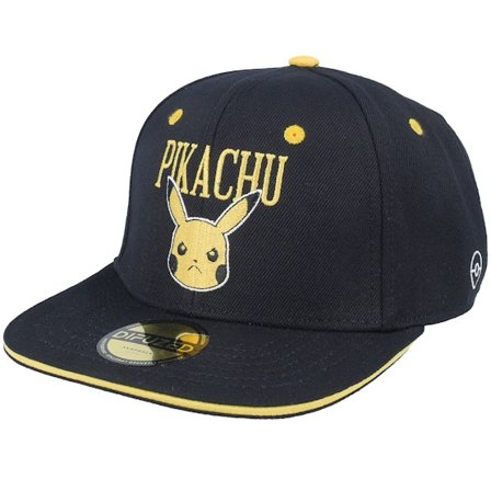 Difuzed - Svart snapback Keps - Pokémon Angry Pika Black Snapback @ Hatstore