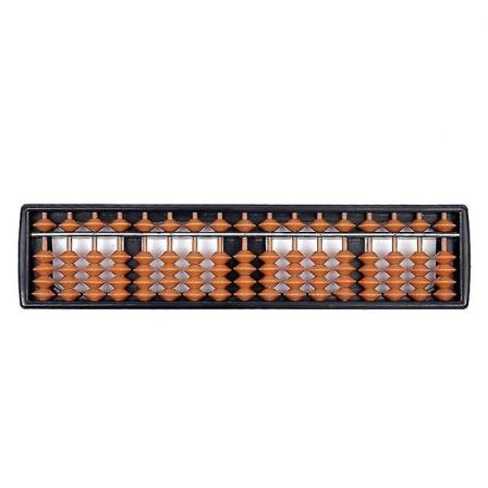 Galaxy Standard Abacus 25,4 cm Professionell 17-Kolonn Kalkylator (pedagogiskt verktyg)