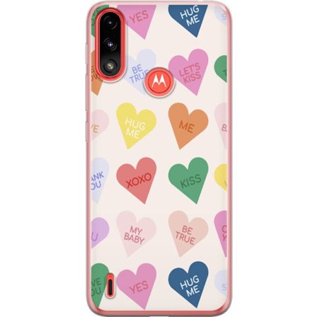 Yhteensopiva Puhelinkuori Motorola Motorola Moto E7 Power Karkkisydämet