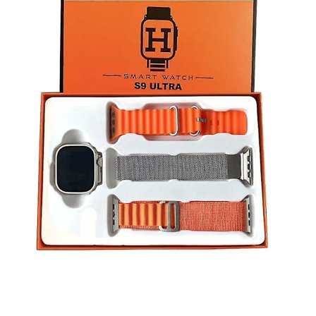 S9 Ultra Smart Watch For Herr Dam Stegräknare Puls Smartwatch Bluetooth