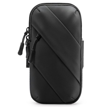 Universalt Sportarmband Vattenresistent Stripes - Svart